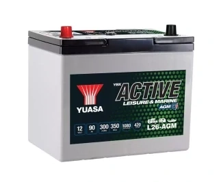 Yuasa Active 12V 90Ah 300A L26-AGM