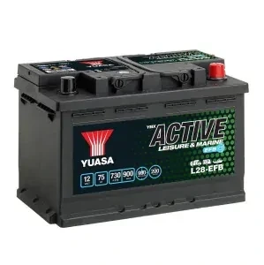 Yuasa Active 12V 75Ah 730A L28-EFB